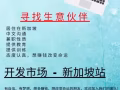 要过好日子的生活吗？我在新加坡寻找生意伙伴