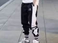 休閒男褲黑白兩條