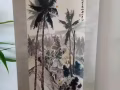 新加坡著名画家1957年作品保真