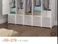 全新折叠式衣柜半价转让$30 可拆不重