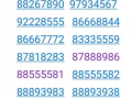 81343666星河预付卡便宜处理了$160过户另有其他靓号