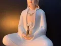 陶瓷静坐观世音菩萨圣像