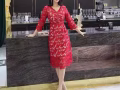 全新的新款女装V领 显瘦晚礼服 XL