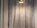 ins窗帘，星星镂空窗帘