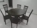 淡宾尼有圆桌一套，6把椅子，，，要的速度86949611