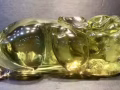纯天然黄水晶貔貅摆件