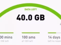 手机卡-45新币/月，每月40GB/通话1100分钟，插卡即用