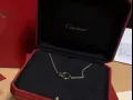 Cartier 双环项链