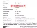 新加坡63天签证   微信junjie19850811
