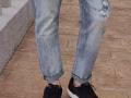 男 潮流牛仔裤，