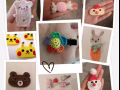 毛線diy編織 髮夾.發圈.胸針.掛件