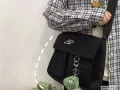 日系暗黑风星球斜挎包 韩国ins文艺工装港风帆布包男女原宿邮差包
