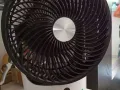减价处理  黑色九成新的台式风扇 180度旋转 大小风 可调整