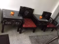 传统花梨红枣歺桌。沙发全套出售