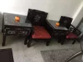 传统花梨红枣歺桌。沙发全套出售