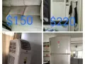 现有8成新移动空调$200.8成新窗机空调$220.躺椅沙发$150（买的时候$