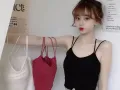 小吊带背心女夏内搭纯棉交叉美背外穿网红爆款打底短款无袖上衣潮