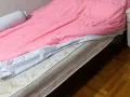 双人铁床＋床垫