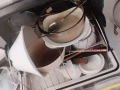 沥水消毒柜 折叠椅子木质两层鞋架