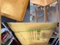 新家装修 全新日系实木原木餐桌