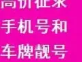 ▒▒ 高价征求黄金手机靓号和车牌靓号