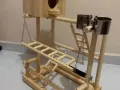 鹦鹉鸟架子爬行梯带鸟窝
