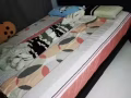 黑色皮质床架