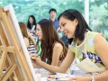 成人基础油画／素描／丙烯／水彩课程就在新加坡视觉艺术中心，多美歌地铁站附近