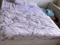 一米五双人床架出售