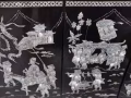 三十五年的黄梨木精美贝壳雕刻艺术图