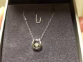 Goldheart 白金dancing diamond 项链
