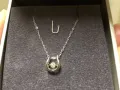 Goldheart 白金dancing diamond 项链