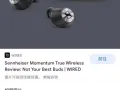 二手sennheiser momentum true wireless 1