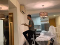 专业粉刷，铺地板，吊顶，贴壁纸价格合理：96758616（蒋）