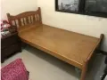 实木单人床，欲购从速