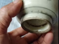 明代青花小茶碗和嘉庆灵芝大碗