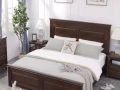 180*200 實木雙人大床-胡桃木
