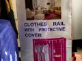 Clothes Rail with protection cover