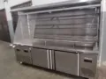 不锈钢麻辣香锅展示柜2.5米长，高1.8米，宽0.8米