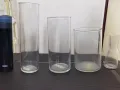 玻璃花瓶大小四个，20新币，仅限九月5-8号
