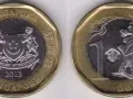 收新加坡1块钱硬币150粒