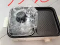 九成新，可以火锅烤肉两用！非常方便！