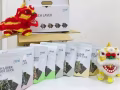 4种不同的口味夹心海苔烧【低热量，脂肪含量较低，口感层层酥脆！】
