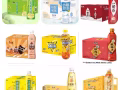 中国品牌认养一头牛纯牛奶,酸奶,康师傅饮料,方便面，纯手工水饺