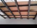 铁隔层 木塑花园栅栏 雨棚