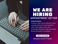 hiring appointment setter x5