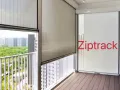 窗帘促销，隐形防护网 Ziptrack 卷帘invisible gilir