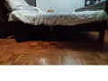 King size实木床，包送货