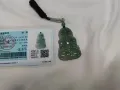 个人收藏翡翠A货有证书便宜出售