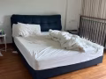 出售双人床9.9新还有全新的，鞋柜，茶台，跑步机餐桌消毒柜联系88072668